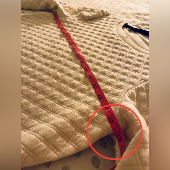 LOFT Quilted Sweatshirt - Picture 3 of 3